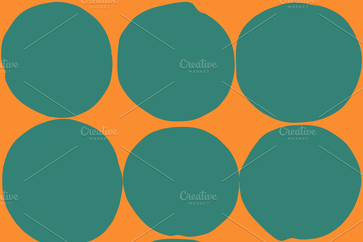 Retro Orange Slices Bundle, a Wallpaper Graphic by Mintpoptrend (Photo 3 of 7)
