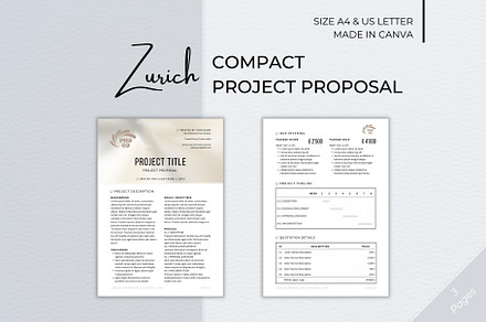 Project Proposal Canva Template