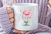 Hope Floral PNG, an Illustration by DreamCafeArt (Thumbnail 6 of 7)