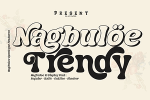 Nagbuloe | Display Font