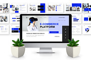E-Commerce Platfrom - Technology PPT, a Presentation Template by Deepslide Studio (Thumbnail 4 of 6)