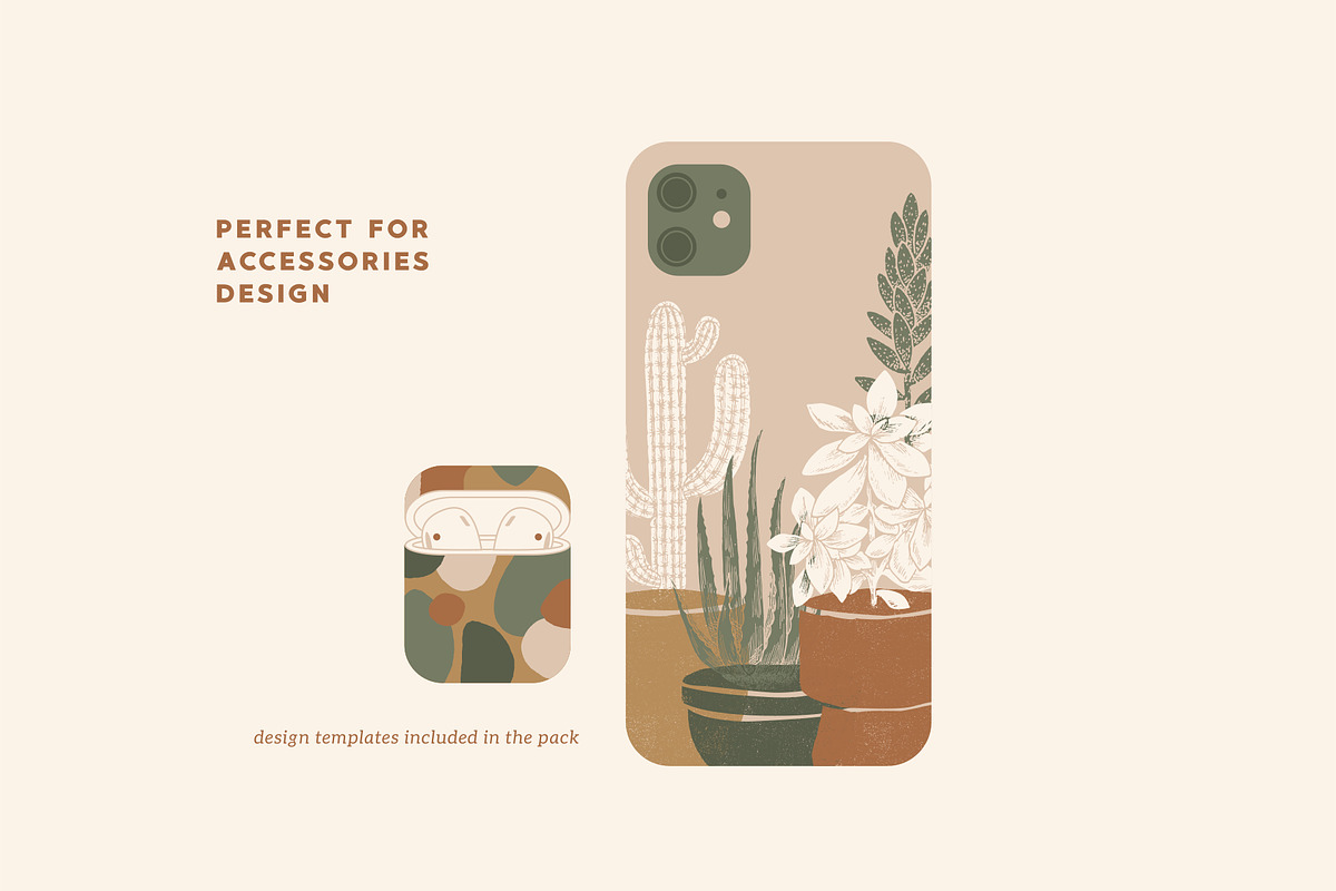 HELLO CACTUS — succulent design kit, a Decorative Illustration by adehoidar (Photo 6 of 12)