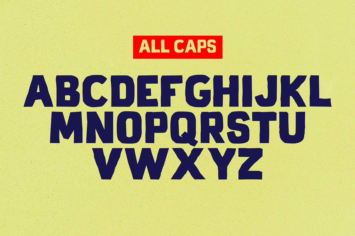 Gasser Gank Sans Serif Display Font, a Sans Serif Font by Pokal Studio (Photo 6 of 8)