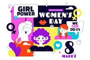 10 International Women's Day, a Person Illustration by denayunebgt (Thumbnail 4 of 4)