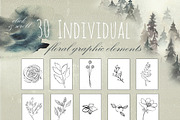 Magic forest design set, an Animal Illustration by Scarlet Heath Art (Thumbnail 6 of 13)