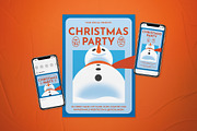 Christmas Party Event Flyer Set, a Flyer Template by The Good Store (Thumbnail 1 of 2)
