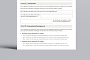 User Information Sheet Template, a Print Template by MightyDesign (Thumbnail 3 of 8)