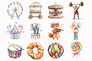 Boho Circus Animals, an Illustration by Design Market (Thumbnail 4 of 5)