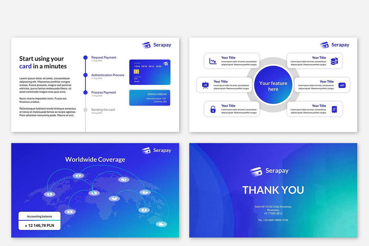 Modern Credit & Finance Template preview 4