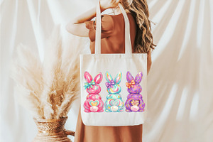 Bunny Coquette Bow PNG, Easter Bunny, an Illustration by designcity5