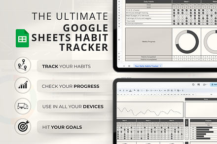 2025 Habit Tracker in Google Sheets