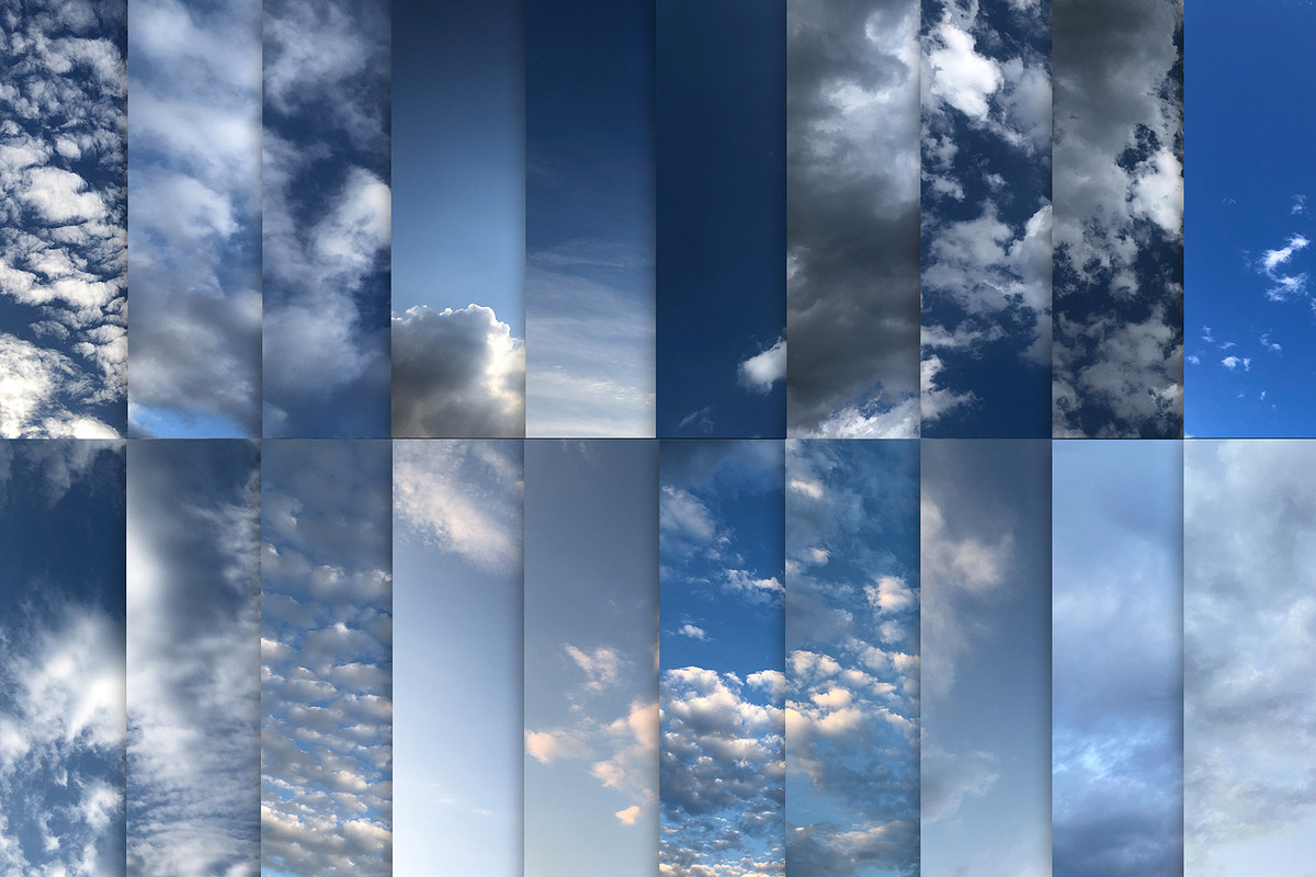 Ultimate Sky Textures Bundle x100, a Texture Graphic by SmartDesigns
