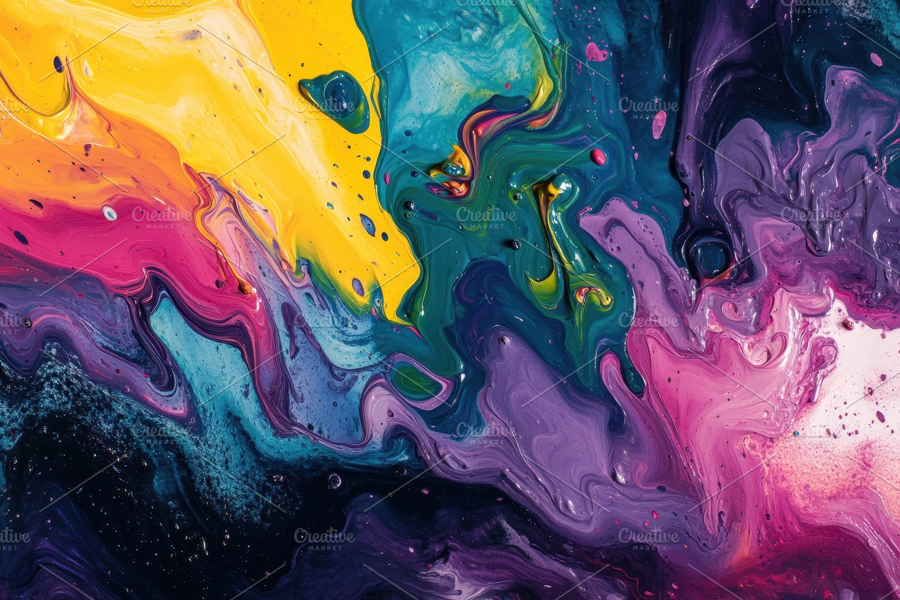 Colorful abstract paint splash desig, a Photo by Iftikhar Alam