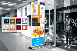 Medicine Promotion Roll Up Banner V1