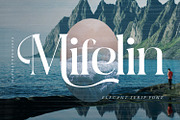 Mifelin, a Serif Font by Nathatype (Thumbnail 1 of 10)