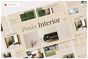 Posix- Interior Design PowerPoint, a Presentation Template by Premast (Thumbnail 1 of 4)