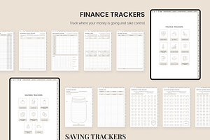 Boho Digital Budget Planner