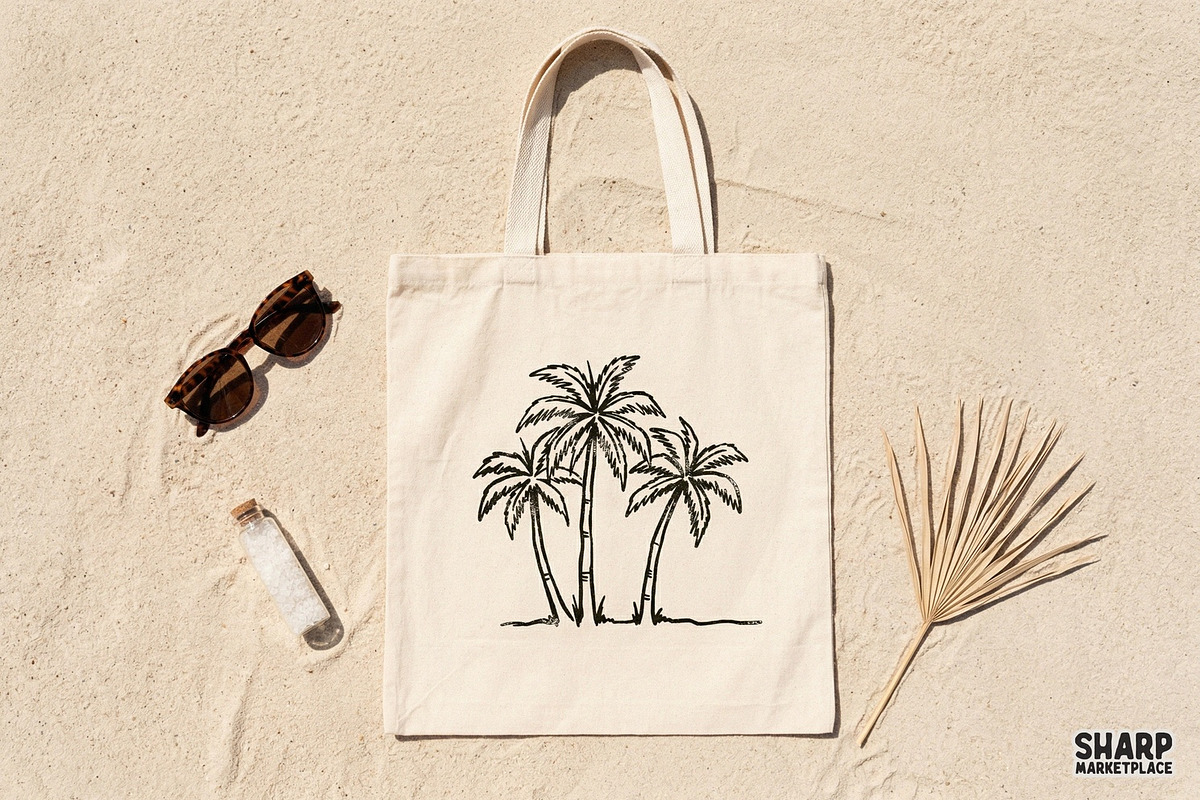 Palm Trees PNG, Summer PNG, Beach, an Illustration by SharpMarketplace (Photo 3 of 4)