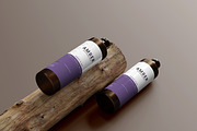 Amber Glass Bottle Mockup, a Cups & Container Mockup by pmvch (Thumbnail 10 of 15)