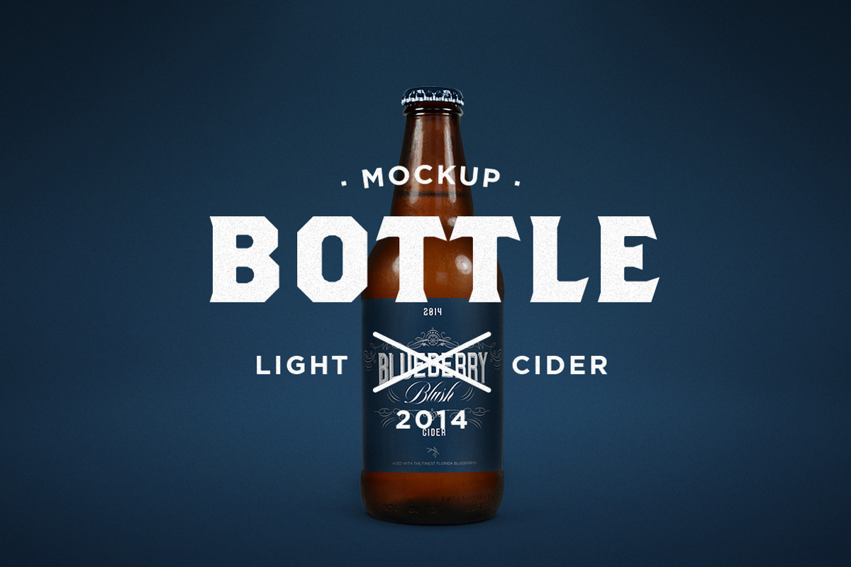 Light Cider Mock-Up, a Cups & Container Mockup by Palm Street Creative (Photo 1 of 3)