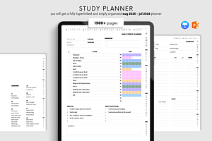 Study Planner 2023-2026