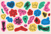 Paper Cut-Out Scrapbook Bundle, a Decorative Illustration by Anna Studio (Thumbnail 15 of 28)