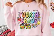 Fourth Grade Striped Back to School, a Transportation Illustration by Digital Artistic99 (Thumbnail 2 of 8)