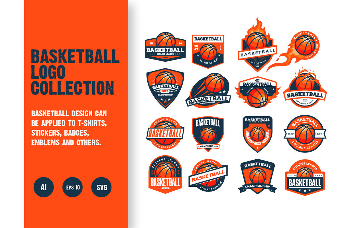 16 logo basketball, a Branding & Logo Template by grindstudio (Photo 1 of 3)