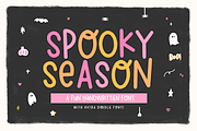 Spooky Season | Font and Doodles, a Font by KA Designs (Thumbnail 1 of 17)
