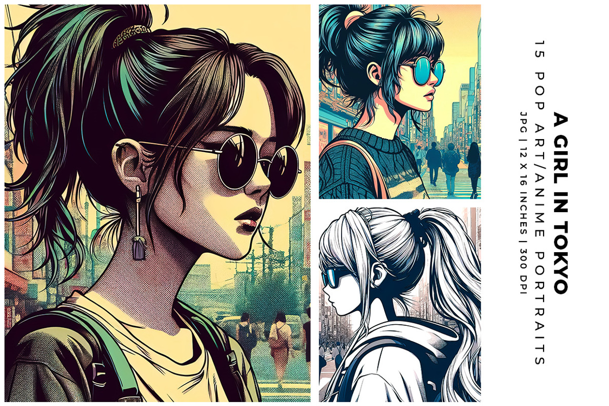 A Girl in Tokyo, a Person Illustration by Digital Art Creations (Photo 3 of 8)