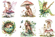 Boho Woodland Fairy Sublimation, an Illustration by DreamArtGraphic (Thumbnail 4 of 4)