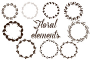 floral elements, a Decorative Illustration by Lesia.kabakova (Thumbnail 2 of 2)