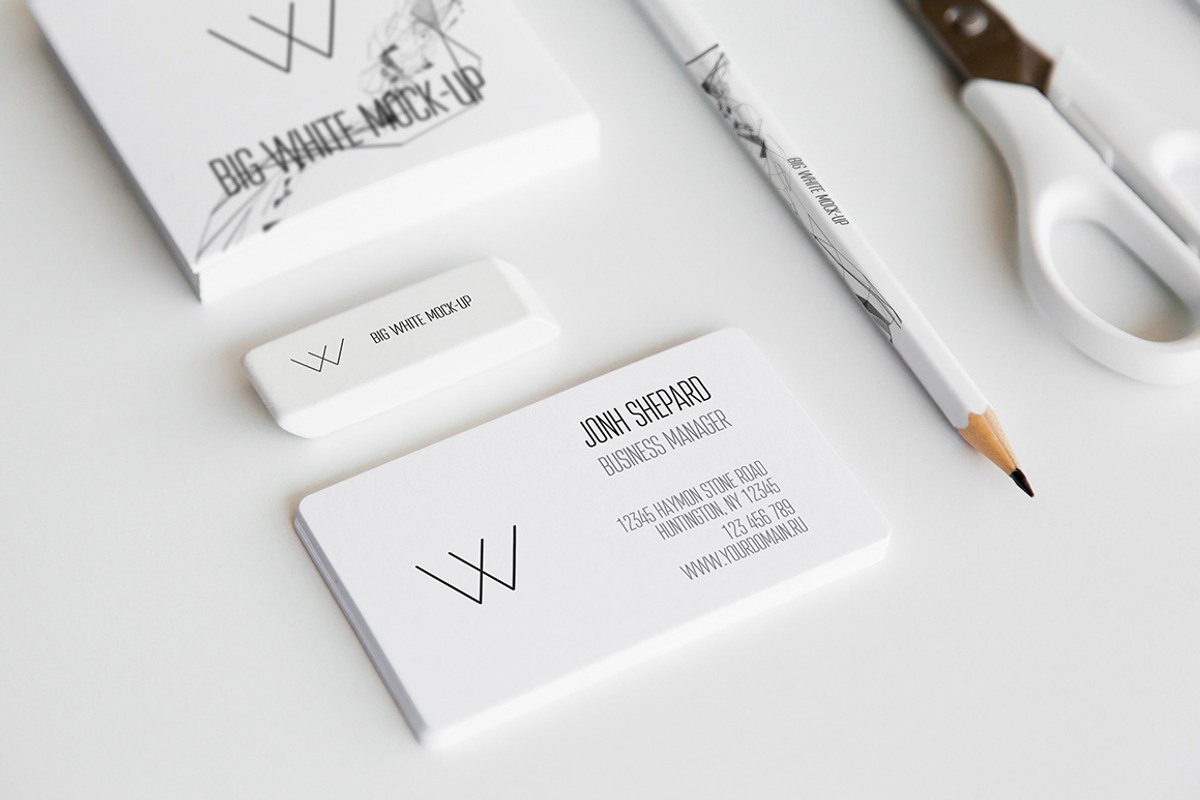 Big White Mock-Up, a Product Mockup by Freeman Studio (Photo 9 of 45)