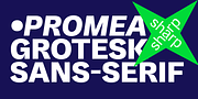 Promea, a Sans Serif Font by YXType (Thumbnail 1 of 9)
