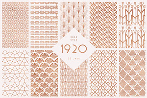 1920 Art Deco Seamless Patterns