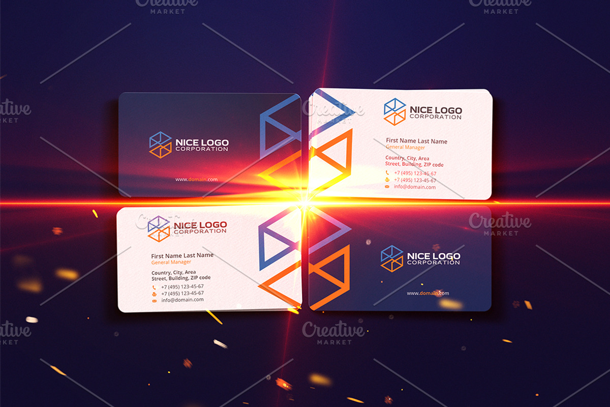 engineering and construction busines, a Business Card Template by Indigo Graphic Shop (Photo 3 of 4)