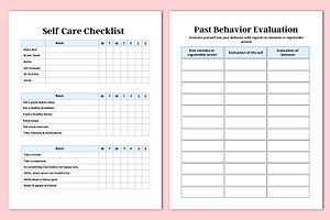 2024 ADHD Brain Dump Planner Canva