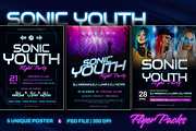 SONIC - DJ Event Flyer Templates, a Flyer Template by Inviline.co (Thumbnail 4 of 7)