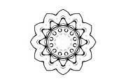 Ornamental Black White Mandala Pack, a Decorative Illustration by NJ Himel (Thumbnail 3 of 103)