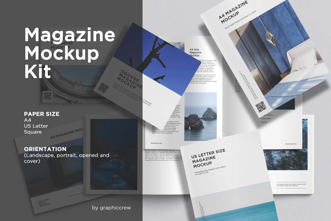 Magazine Mockup Kit