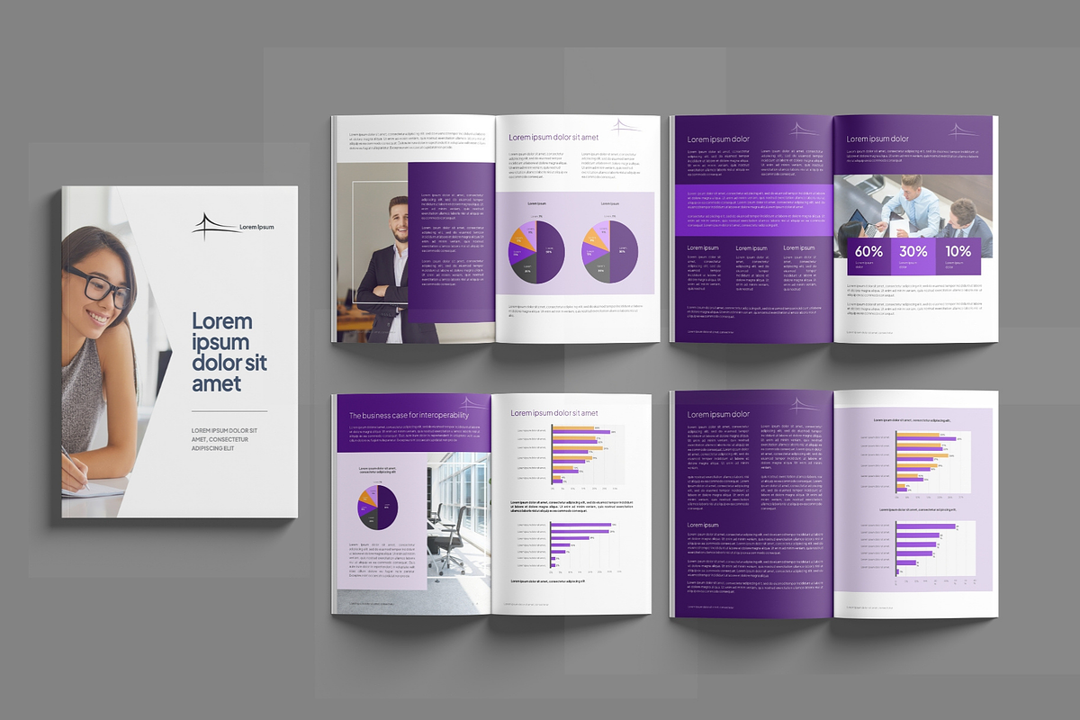 Report Design Template, a Marketing Template by CubicSpace (Photo 2 of 5)