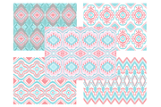 Pastel ikat Pattern seamless pattern, a Pattern Graphic by AkiraVilla (Thumbnail 3 of 7)