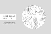 Floristic line art illustrations, a Decorative Illustration by La Petite Line Art (Thumbnail 5 of 10)