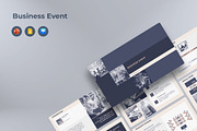 Business Event Presentation Template, a Presentation Template by JetzTemplates (Thumbnail 1 of 4)
