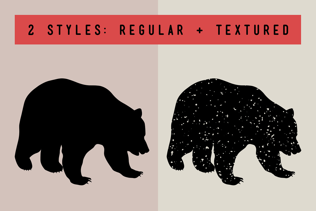 Handmade Animal Silhouettes, an Object Graphic by Build Interactive (Photo 3 of 7)