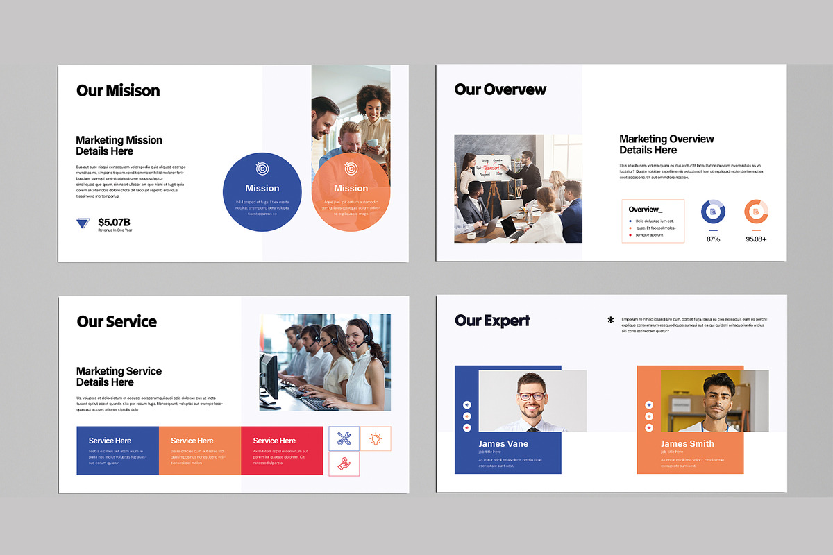Marketing Plan Presentation Template, a Presentation Template by MightyDesign (Photo 3 of 8)