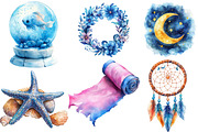 Aquarius Season Clipart, an Illustration by Designworld (Thumbnail 2 of 9)