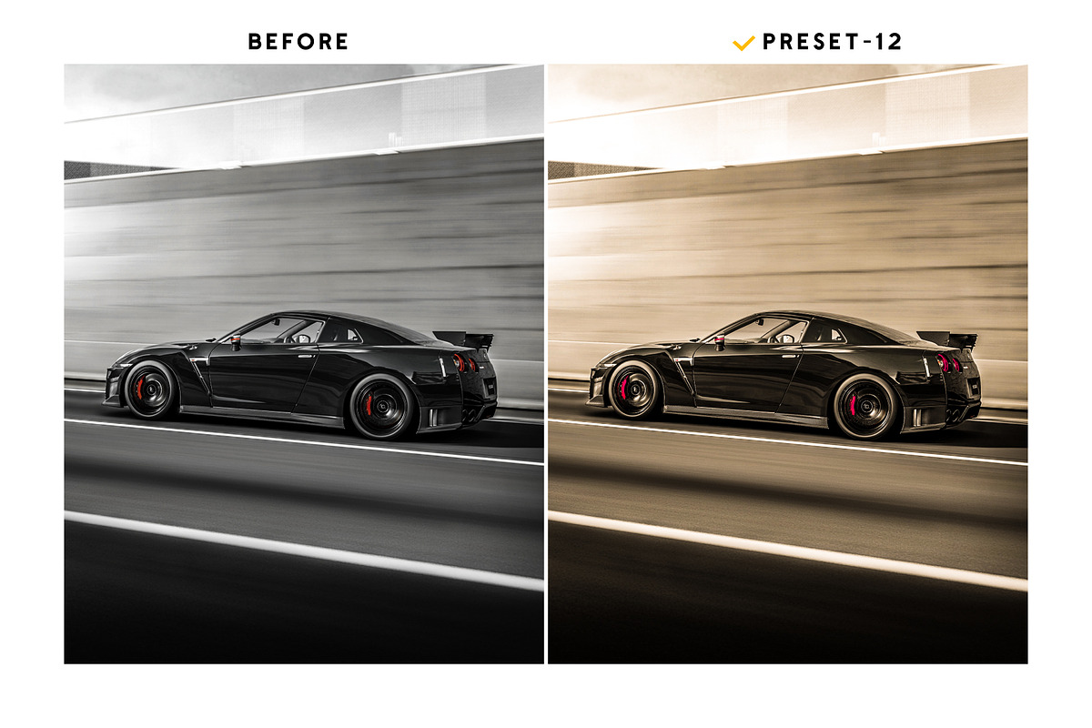 20 Automobile Presets & Actions, an Action Add-On by Effect-Hub (Photo 11 of 17)