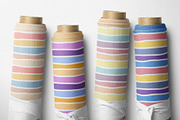 8 hand-drawn stripes stripe patterns, a Pattern Graphic by RevolutionizZed (Thumbnail 2 of 6)