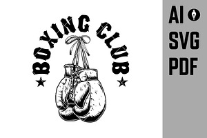 Boxing Club. Boxing Gloves